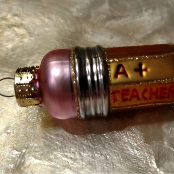 Teacher Ornaments, Bella Lux Glass, NEW - Picture 9 of 12